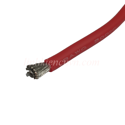 Dây điện 8awg vỏ silicon 200 độ đỏ (mét)