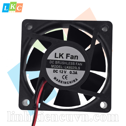 Quạt tản nhiệt LK6025LS 6x6x2.5 12V 0.3A