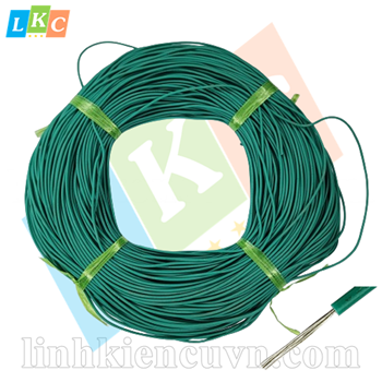 Dây cáp 26AWG xanh lá (10 mét 1 cuộn)