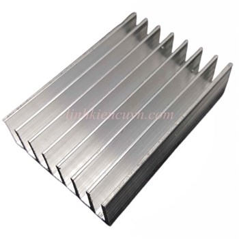 Nhôm tản nhiệt 8 cánh 80x43x17mm