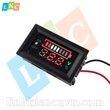Module đo điện áp DC ON/OFF 14.6V 16.8V hiển thị dung lượng