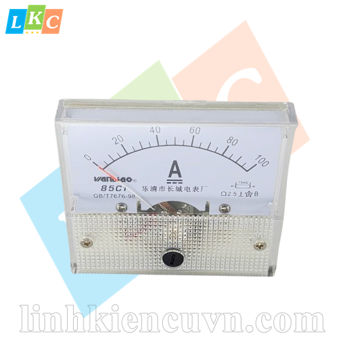 Ampe kế DC 100A 85C1 0-100A