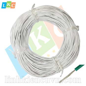 Dây cáp 26AWG màu trắng (10 mét 1 cuộn)