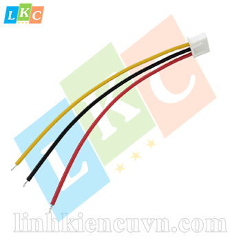 Dây cáp 3 sợi dài 10cm 1 đầu 20awg