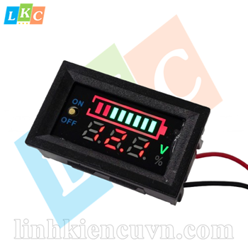 Module đo điện áp DC ON/OFF 12.6V hiển thị dung lượng