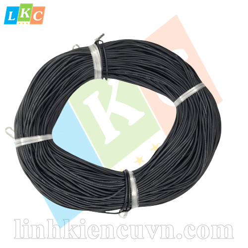 Dây cáp 26AWG màu đen (10 mét 1 cuộn)