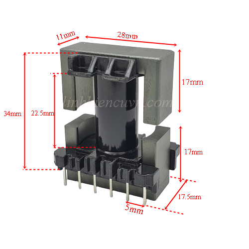 Lõi biến áp xung EC2834 6+6