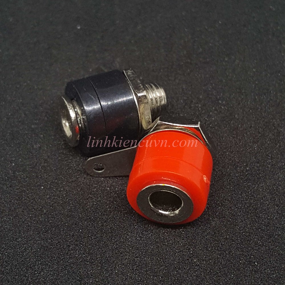 Jack cắm cái 4mm (đỏ + đen)