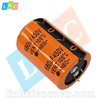 Tụ điện 680uF 450V 35x50mm (cam)