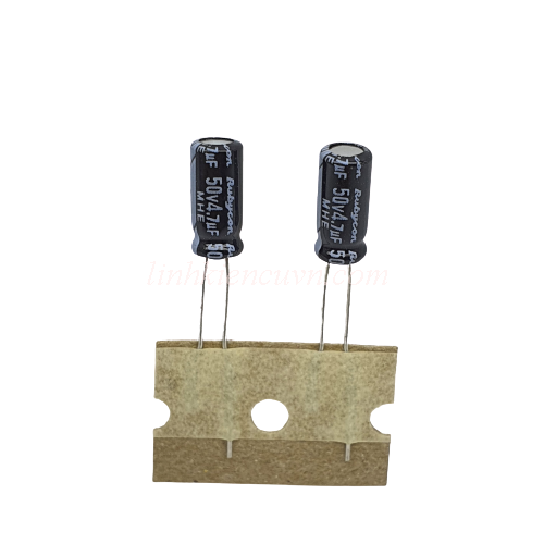 Tụ 4.7uF 50V Rubycon 5*11mm