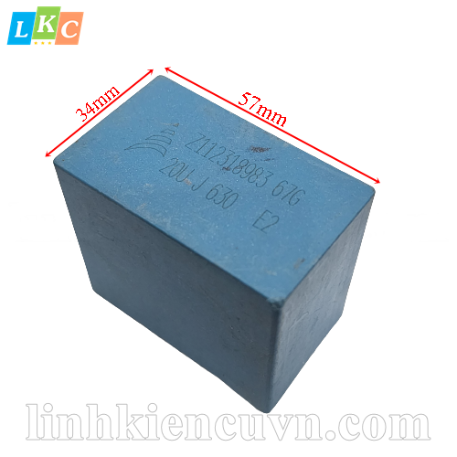 Tụ 20UF 630VDC tháo máy