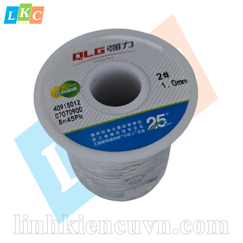 Dây thiếc hàn QLG 2# 1.0mm 900G