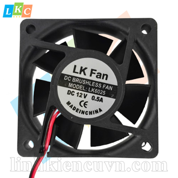 Quạt tản nhiệt 6x6x2.5 0.5A