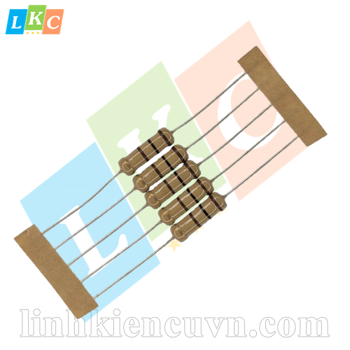 Điện trở 100R 2W 4 vạch chân đồng