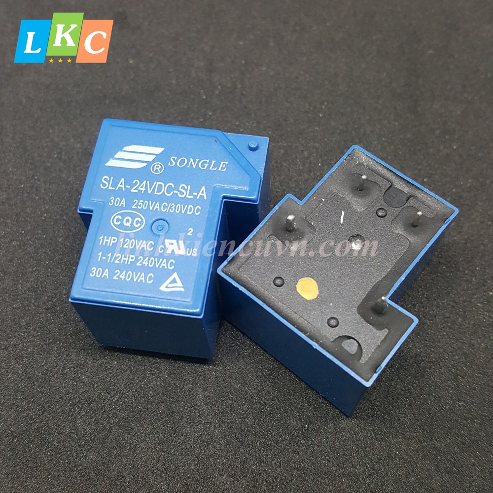 Relay 4 chân SLA-24VDC-SL-A 30A