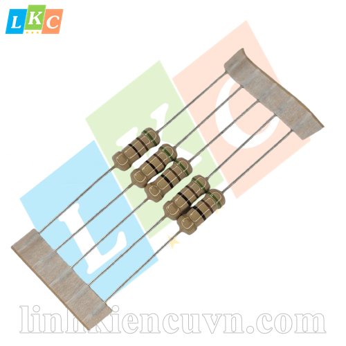 Điện trở 51R 1W 4 vạch chân đồng