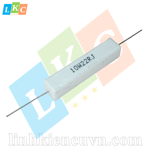 Điện trở sứ 22R 10W nằm