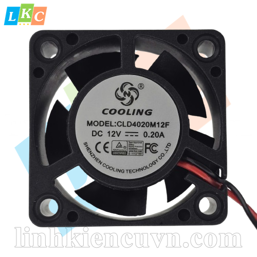 Quạt tản nhiệt Cooling 4x4x2cm 12V 0.2A